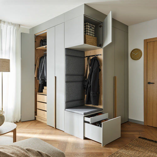 Stor cabinet system Hallway furniture szett shoe seat 225 Stor bútorszett