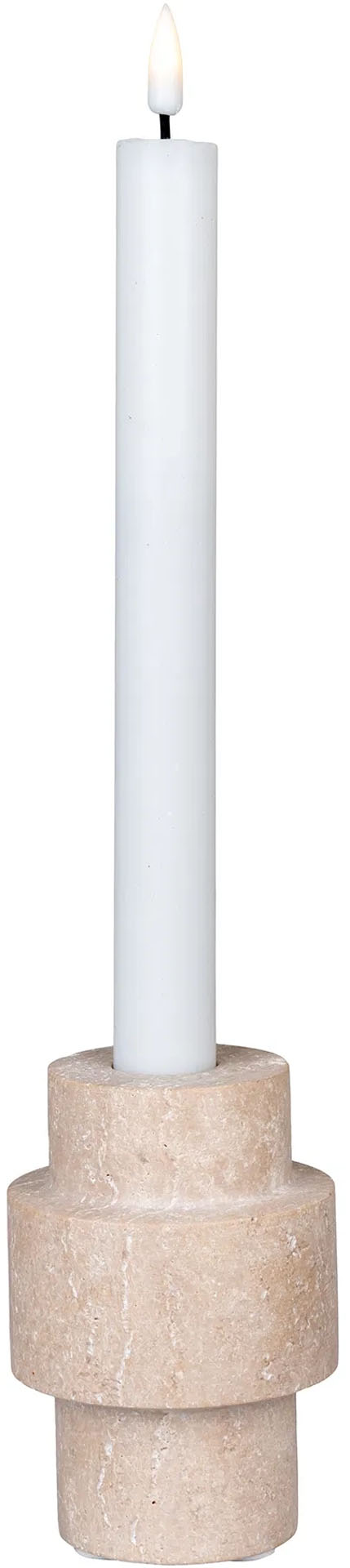 Travertine candle holder gyertyatartó