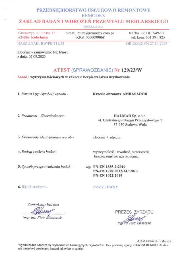 Ambasador forgószék