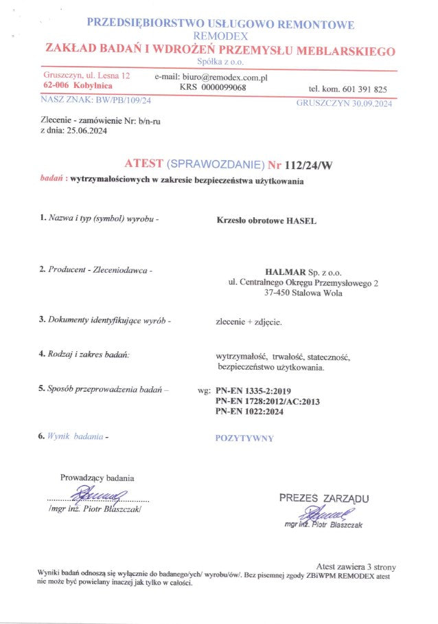 Hasel forgószék