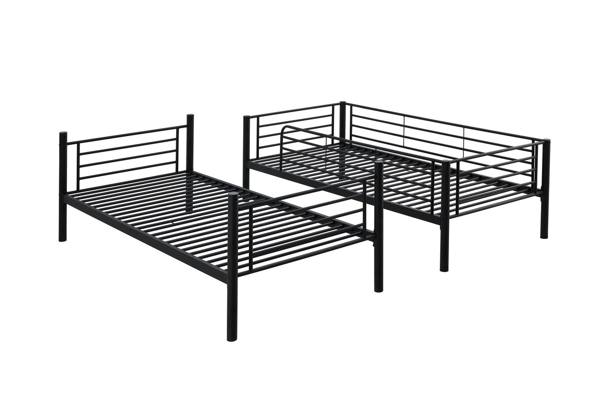 Bunky emeletes ágy (2 egyszemélyes ággyá alakítható)– fekete