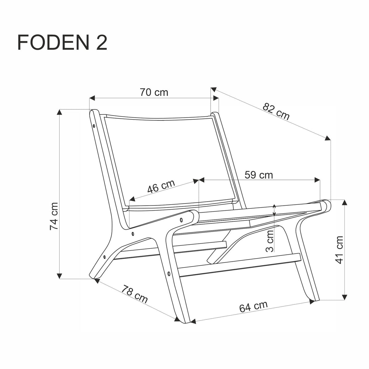 Foden 2 pihenőfotel