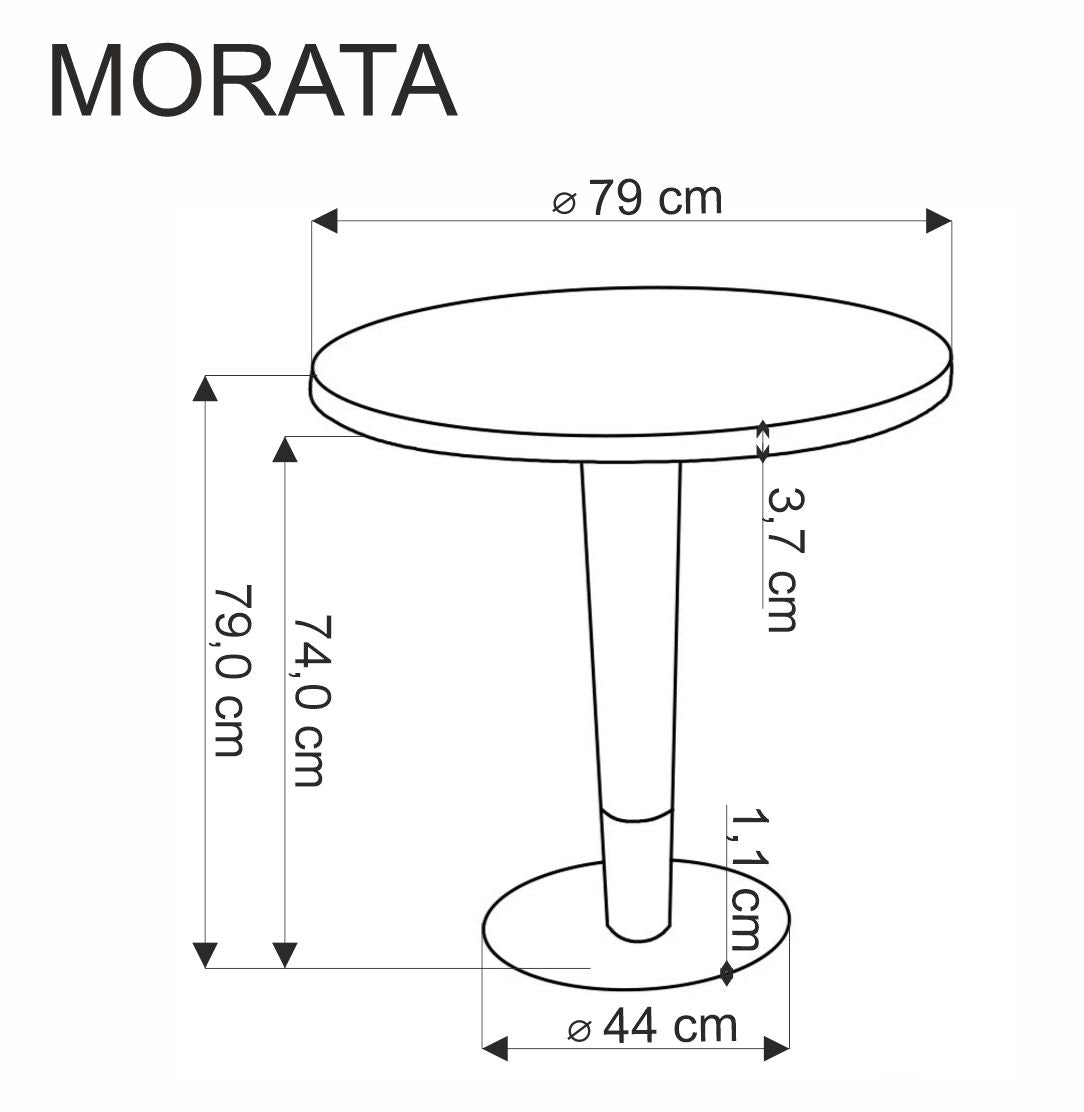 Morata kerek étkezőasztal