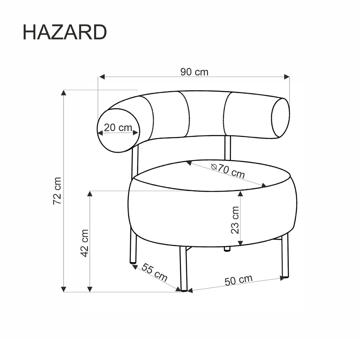 Hazard pihenőfotel
