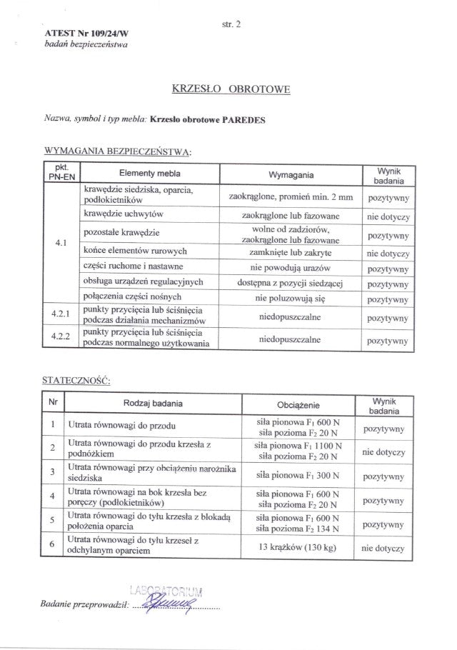 Paredes forgószék