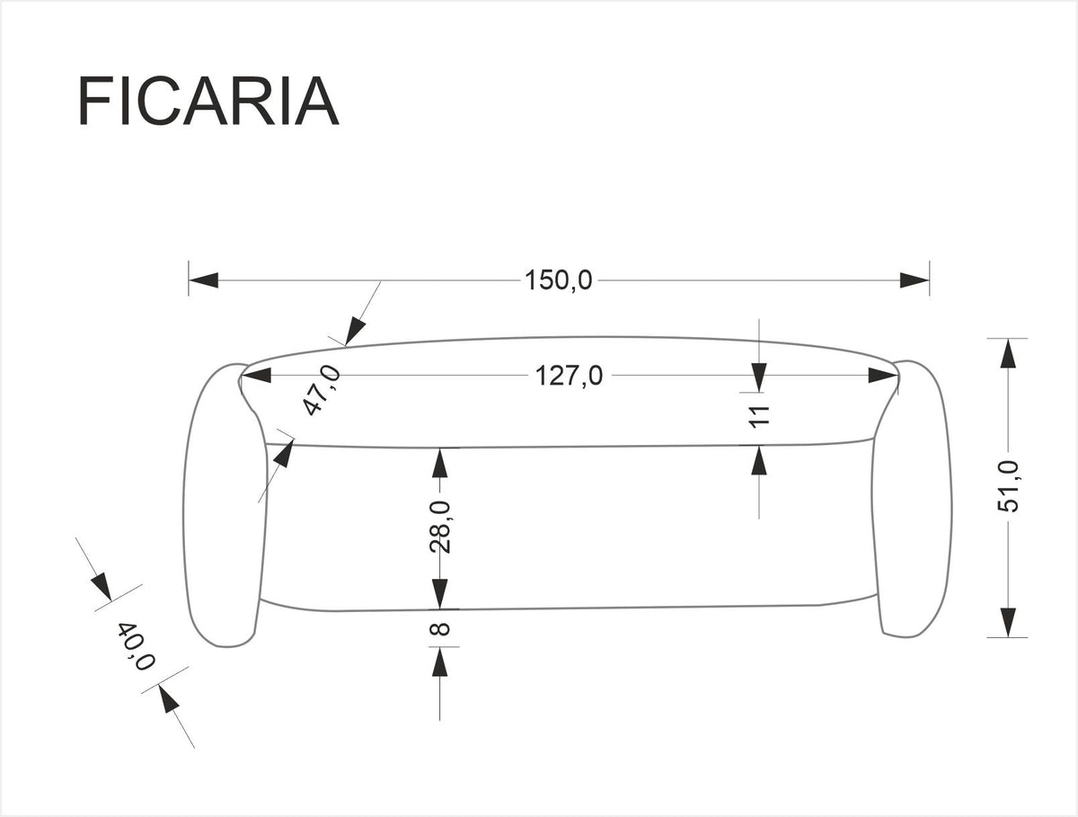 Ficaria tárolós pad