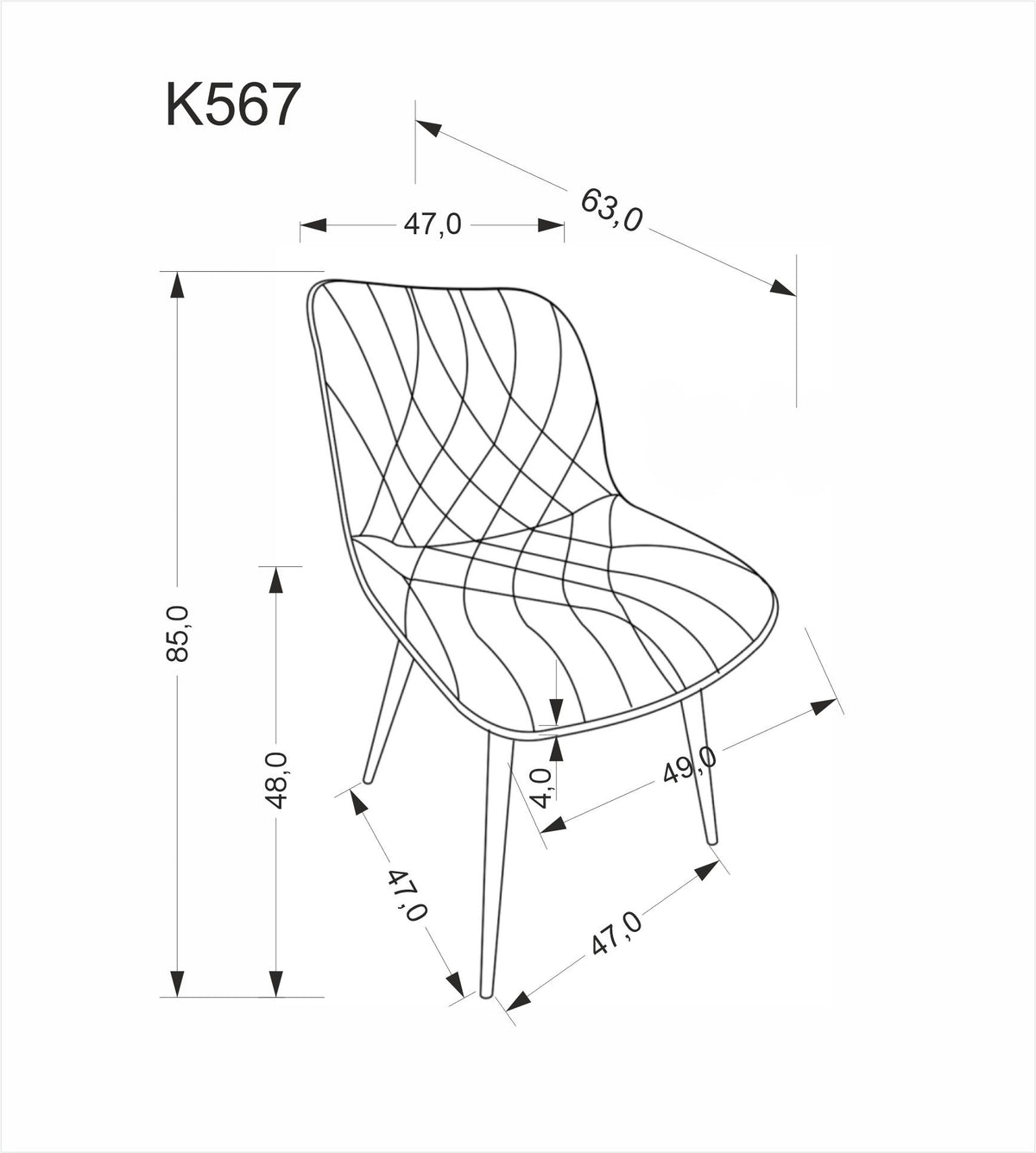 K567 szék