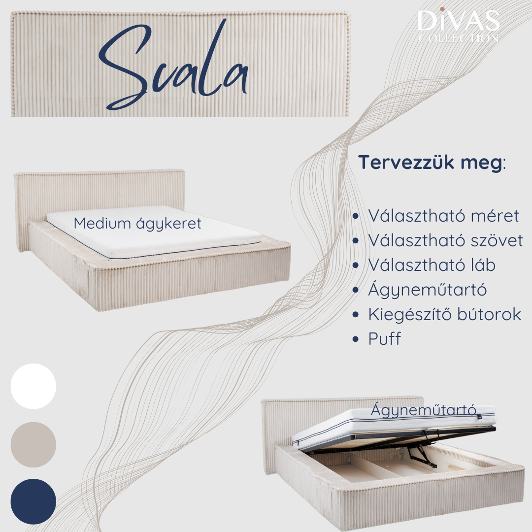 Scala tervezhető ágy