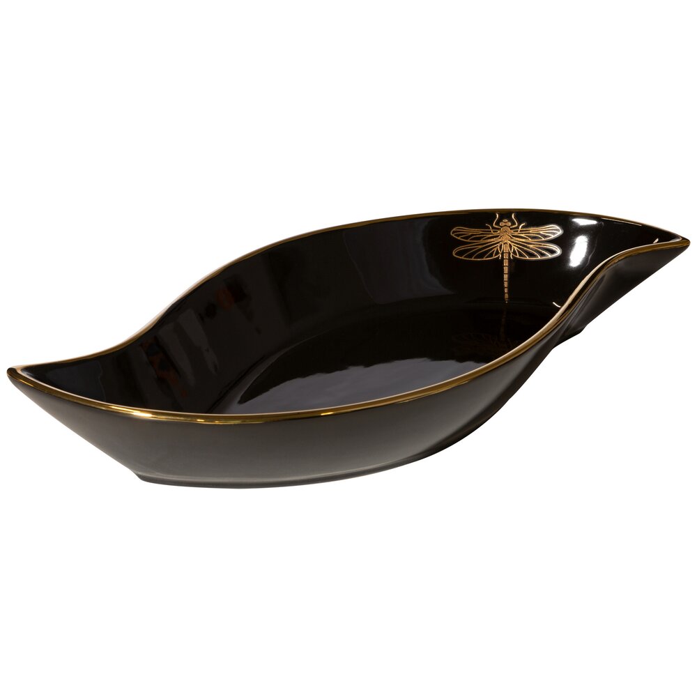 Kínálótál Lori – 36 x 18 x 5 cm, fekete