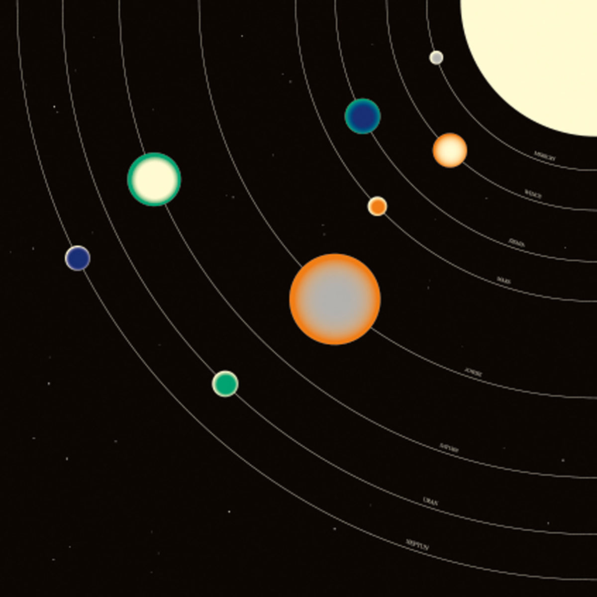 Metal front overlay Cosmos System planet Young Users Next kiegészítő