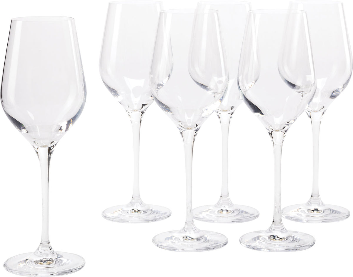 Wine, szett 6 pcs. Splendour zseb / tartó, fehér