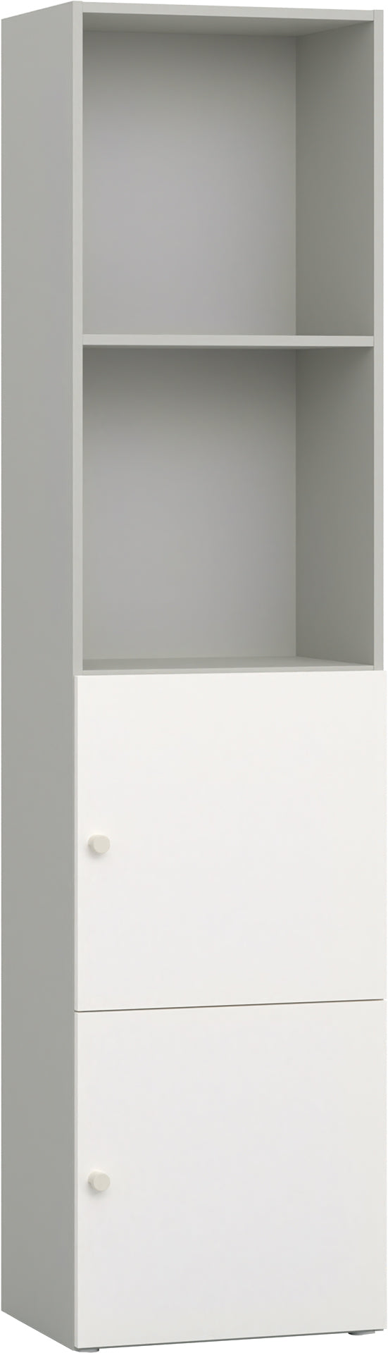 Keskeny shelving front arrangement 1 Reli könyvespolc