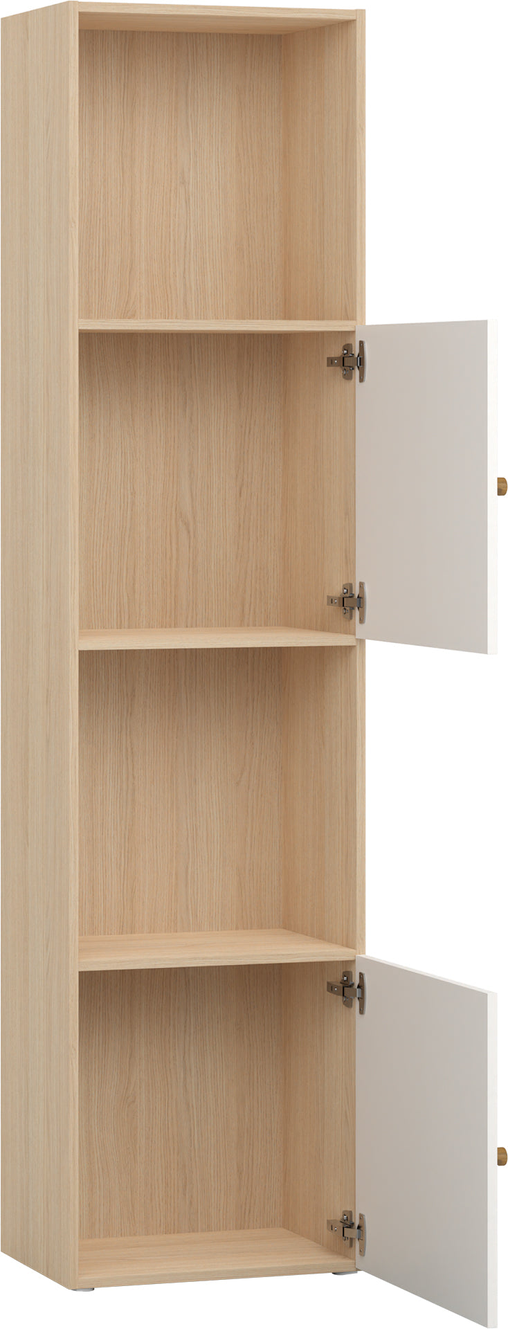 Keskeny shelving front arrangement 2 Reli könyvespolc