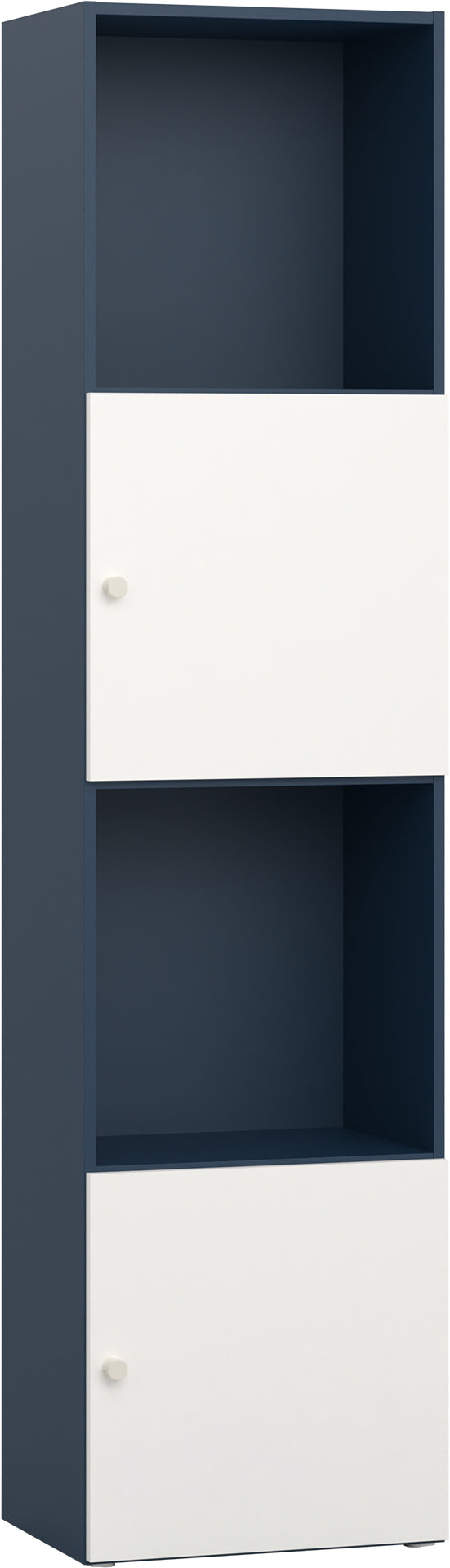 Keskeny shelving front arrangement 2 Reli könyvespolc