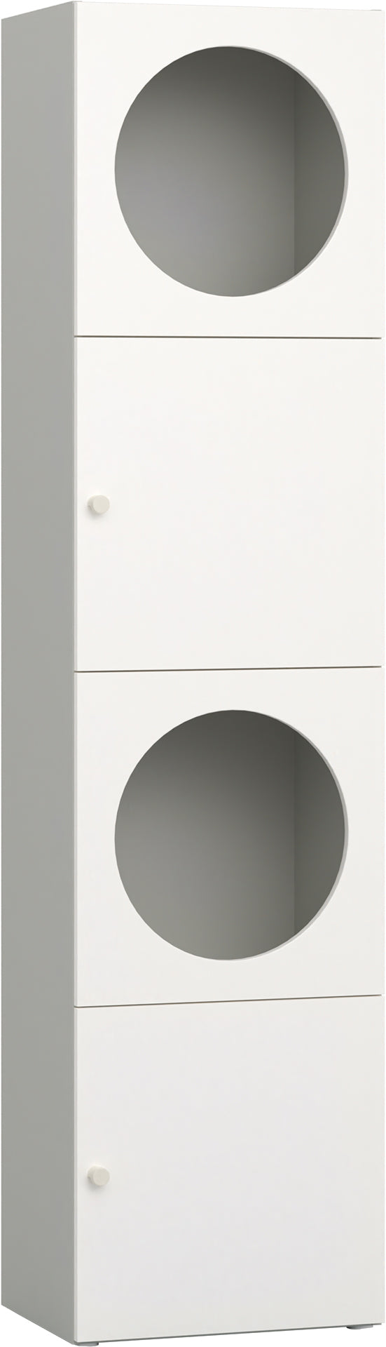 Keskeny shelving front arrangement 5 Reli könyvespolc