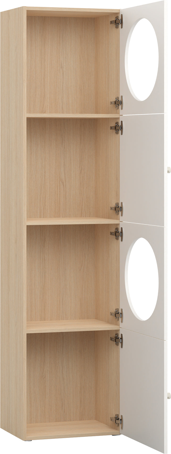 Keskeny shelving front arrangement 5 Reli könyvespolc