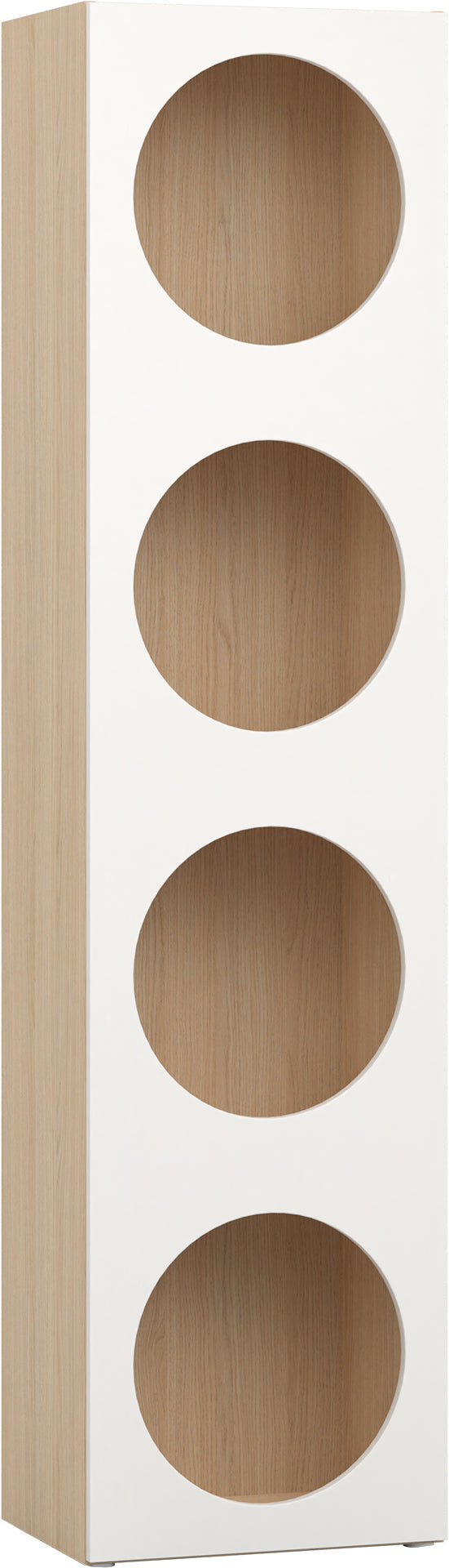 Keskeny shelving front arrangement 7 Reli könyvespolc