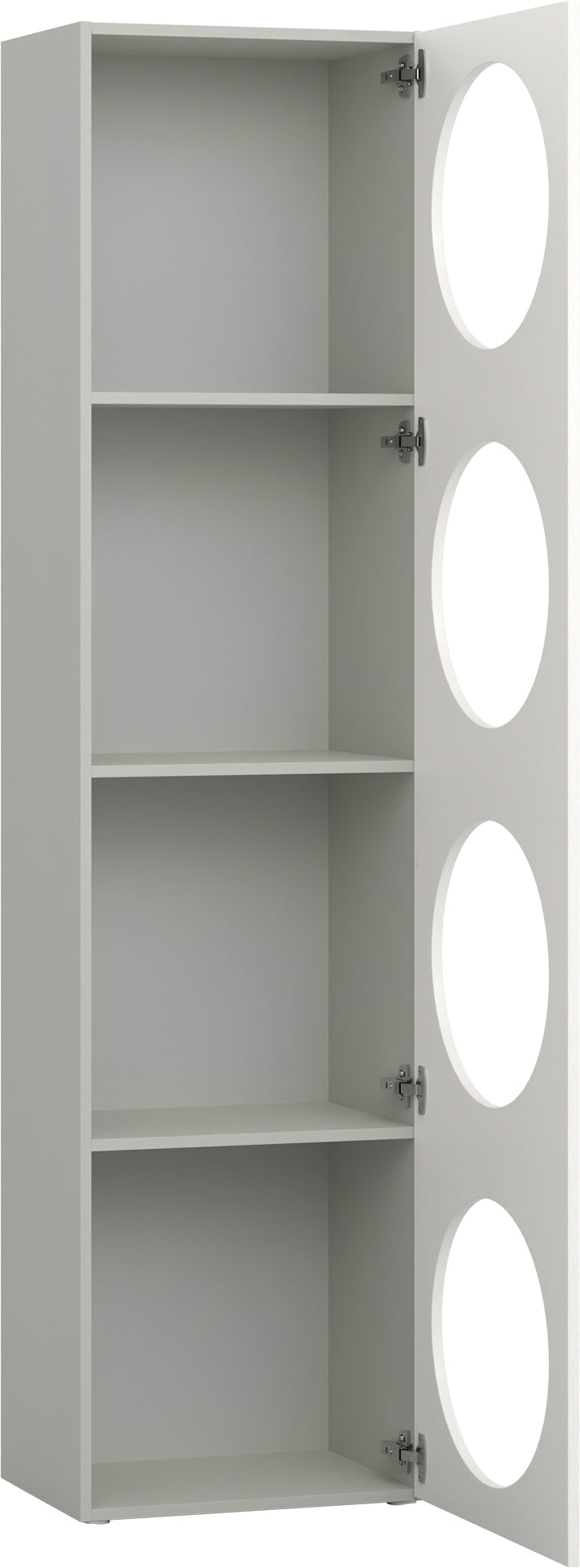 Keskeny shelving front arrangement 7 Reli könyvespolc