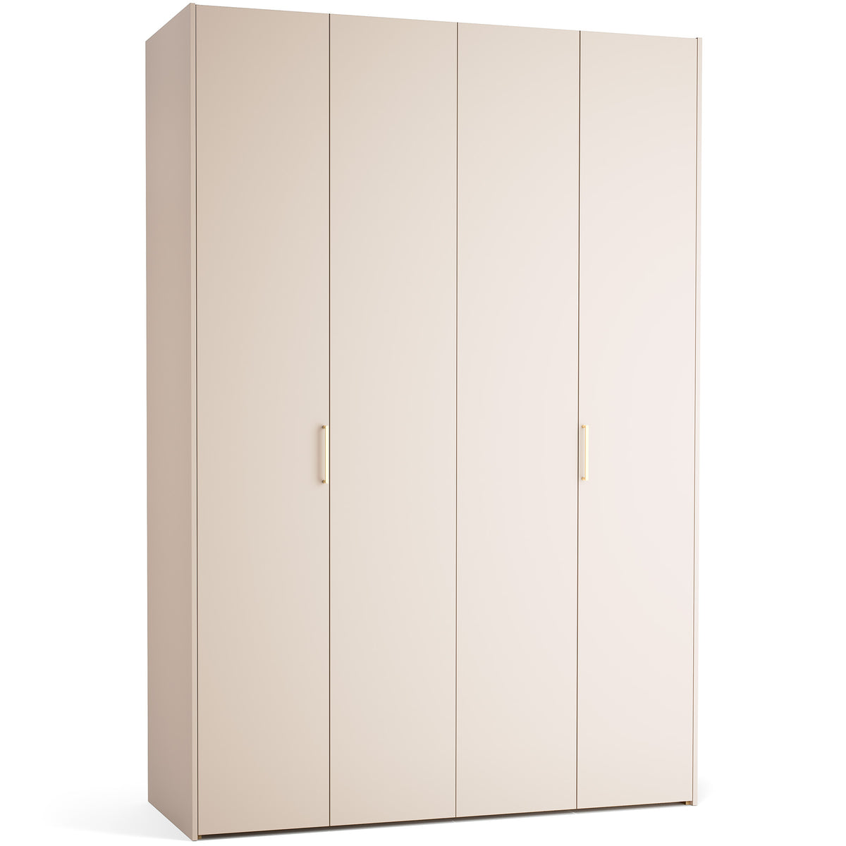 Stor cabinet system - presets 160x240 Stor COMFORT interior short handle rounded body front side overlays ruhásszekrény, arany tölgy homok bézs