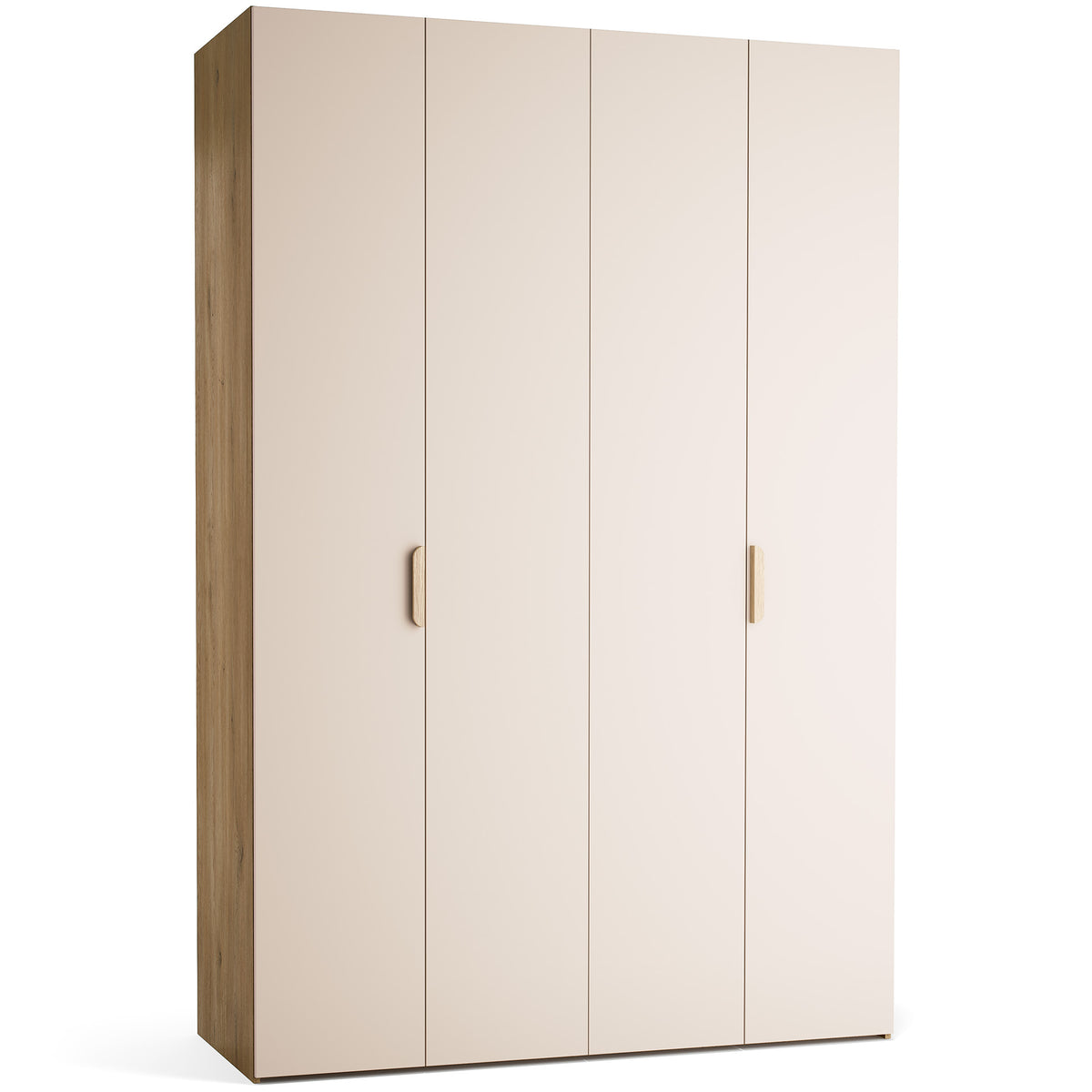 Stor cabinet system - presets 160x240 Stor interior Maxi handle short rounded body front ruhásszekrény, tölgy homok bézs