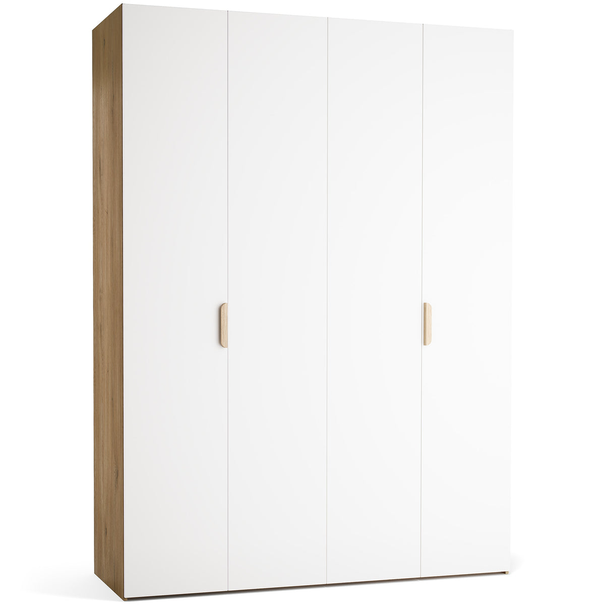Stor cabinet system - presets 175x240 Stor interior EASY handle short rounded body front ruhásszekrény, tölgy fehér