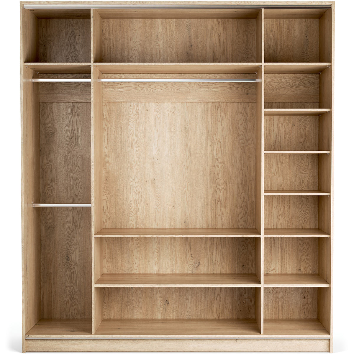 Stor cabinet system - presets 200x225 Stor interior EASY handle short rounded body front ruhásszekrény, tölgy homok bézs