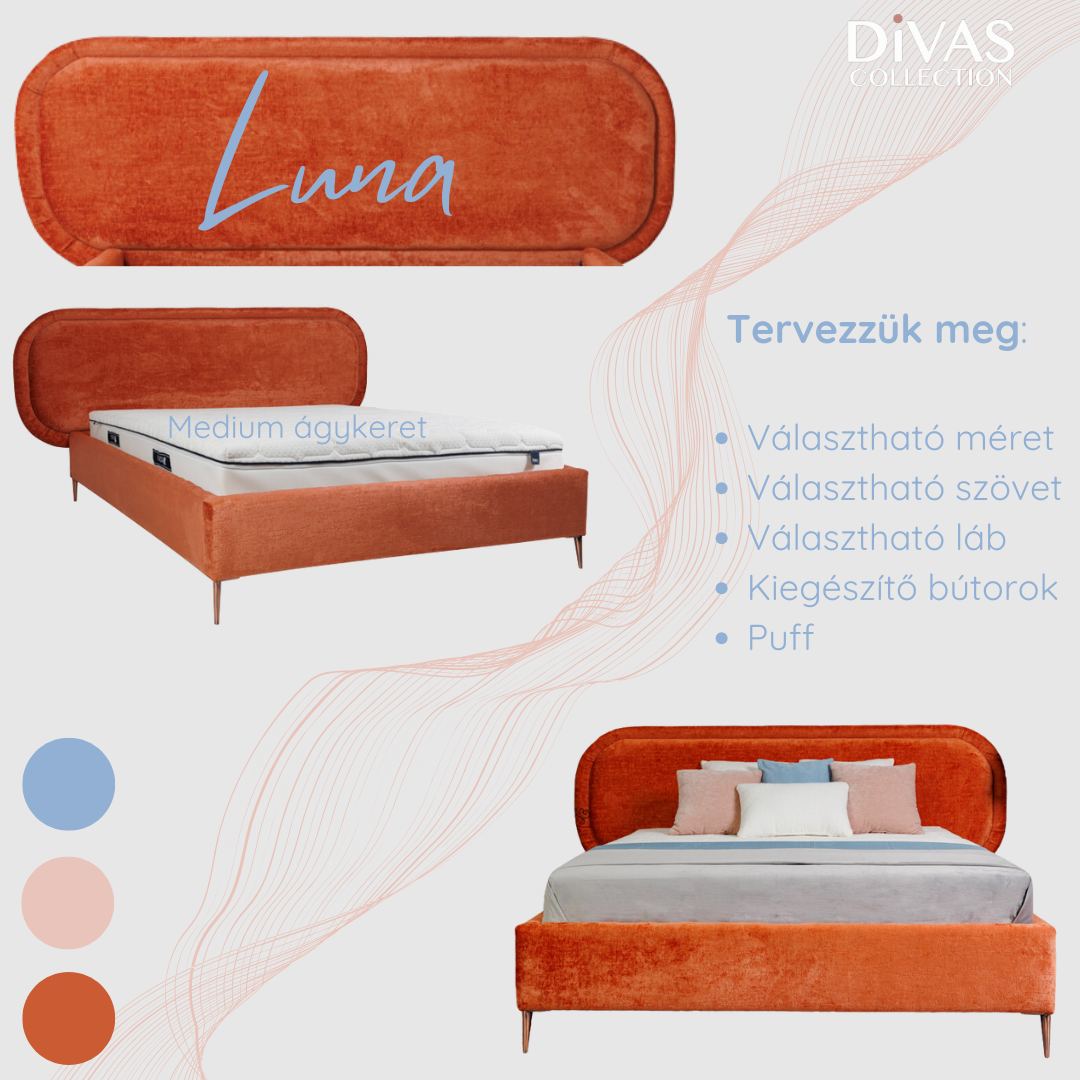 Luna tervezhető ágy