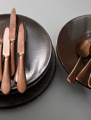 DESTELLO COPPER 24-piece evőeszköz-készlet