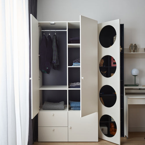 Keskeny shelving front arrangement 7 Reli könyvespolc