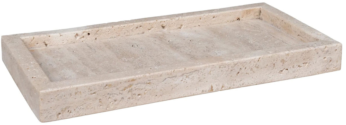 Travertine tálca