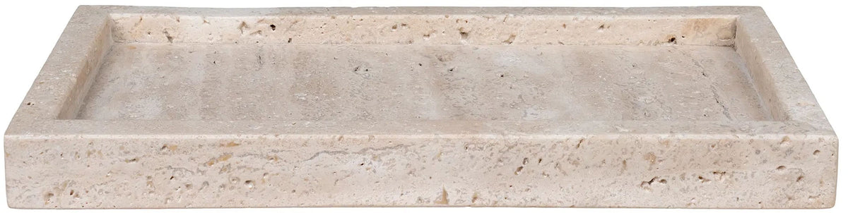 Travertine tálca