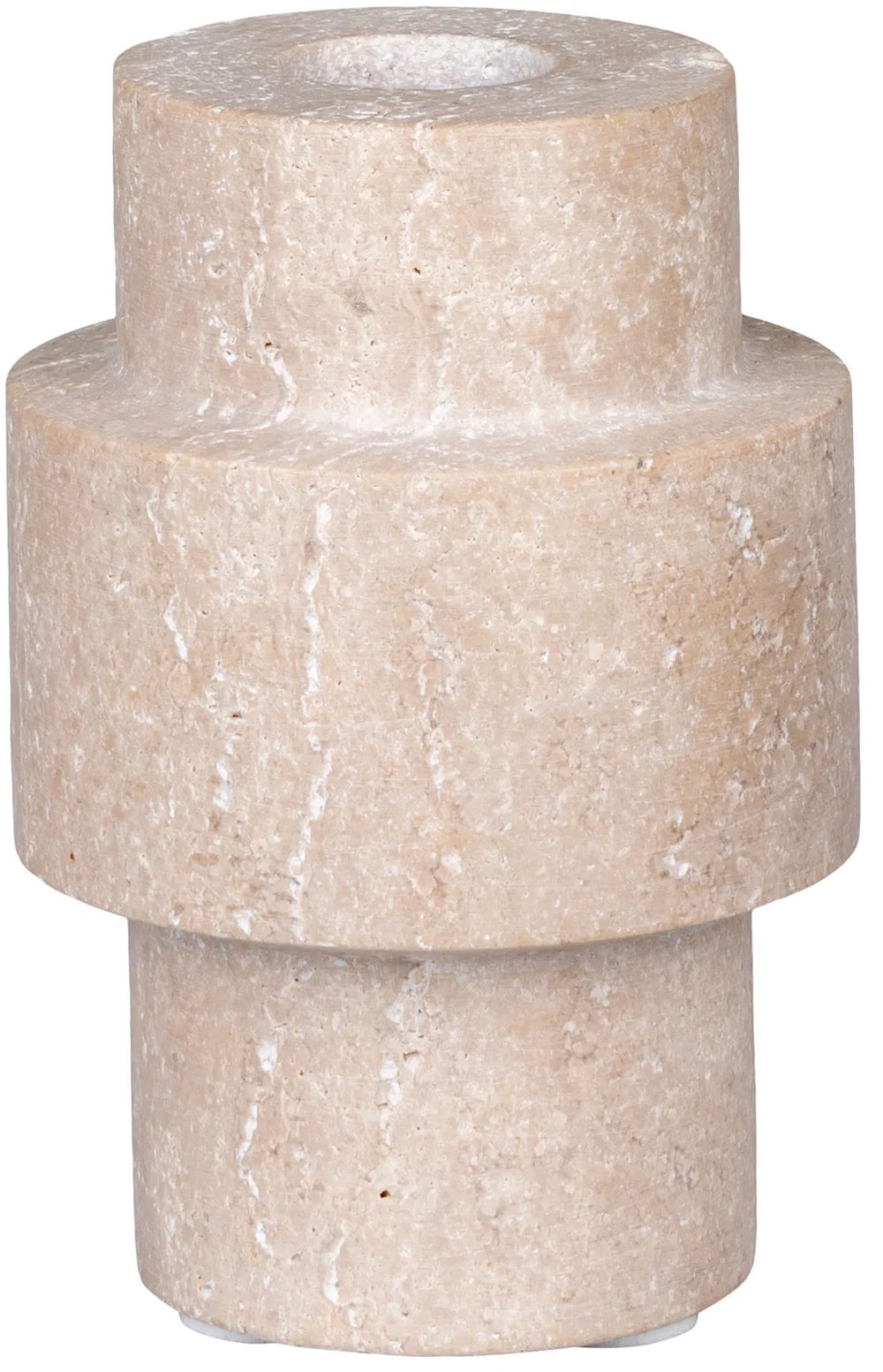 Travertine candle holder gyertyatartó