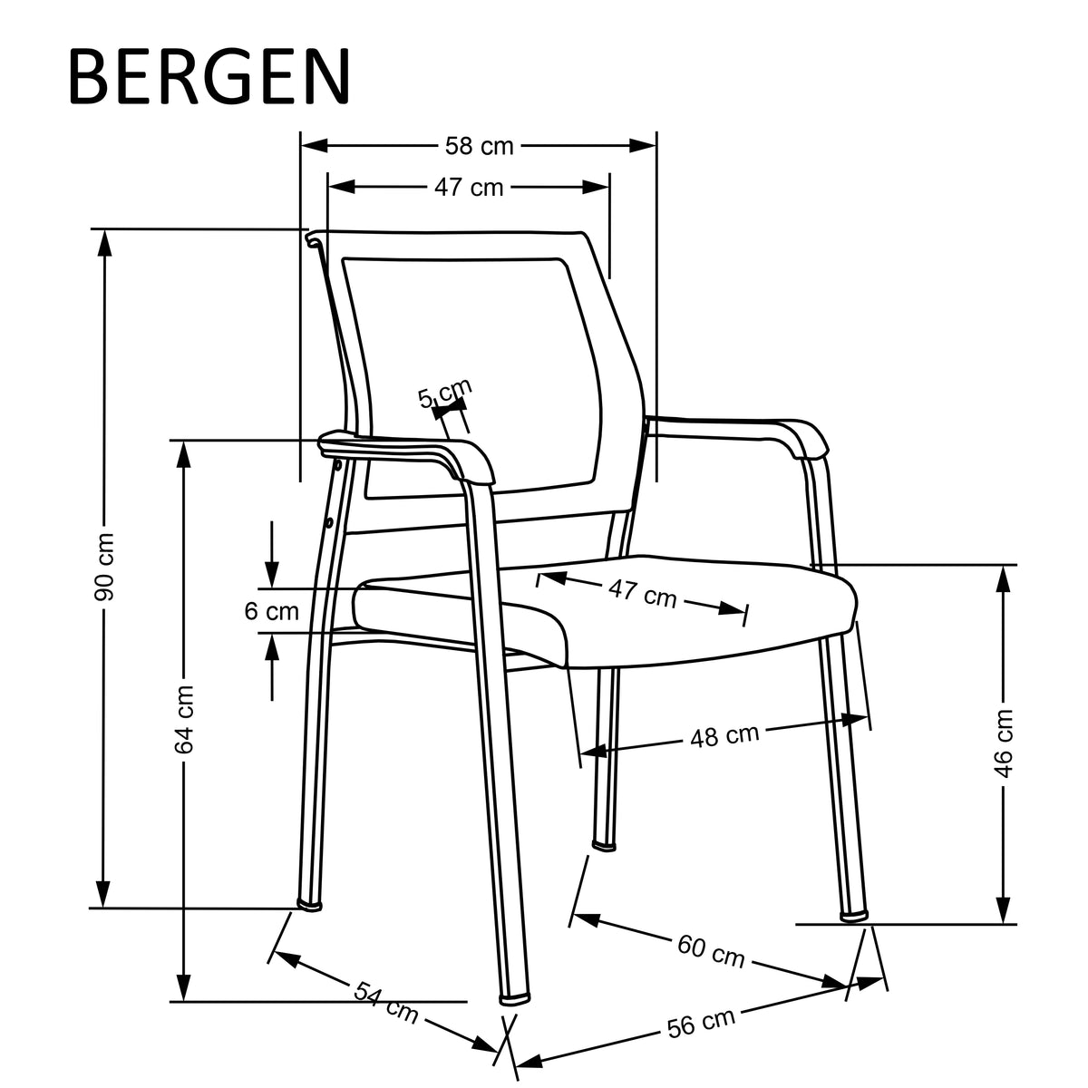 Bergen forgószék