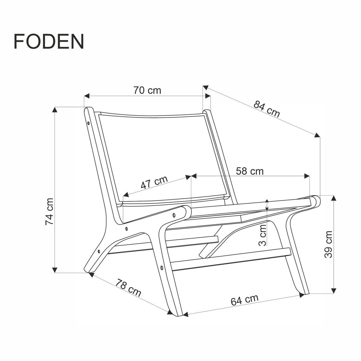 Foden pihenőfotel