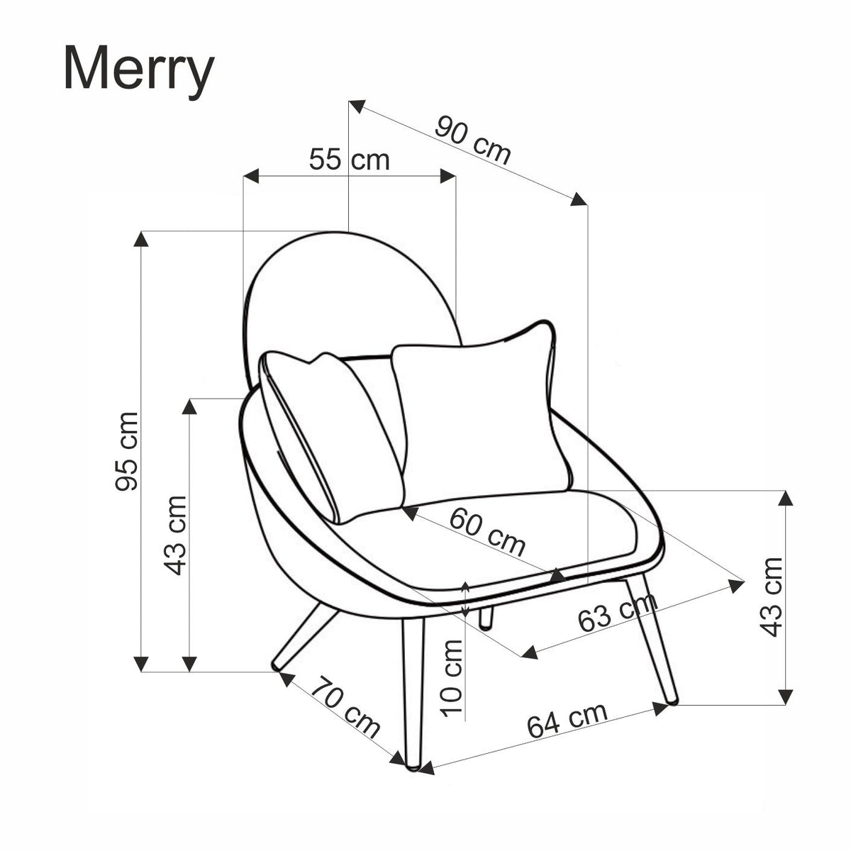 Merry pihenőfotel