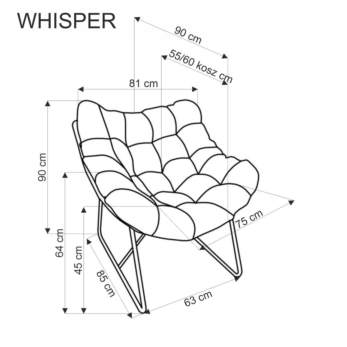 Whisper pihenőfotel