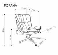 Fofana forgófotel