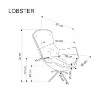 Lobster forgófotel