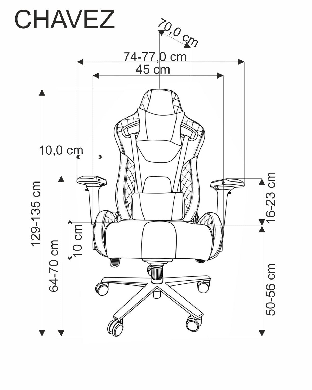Chavez gaming forgószék