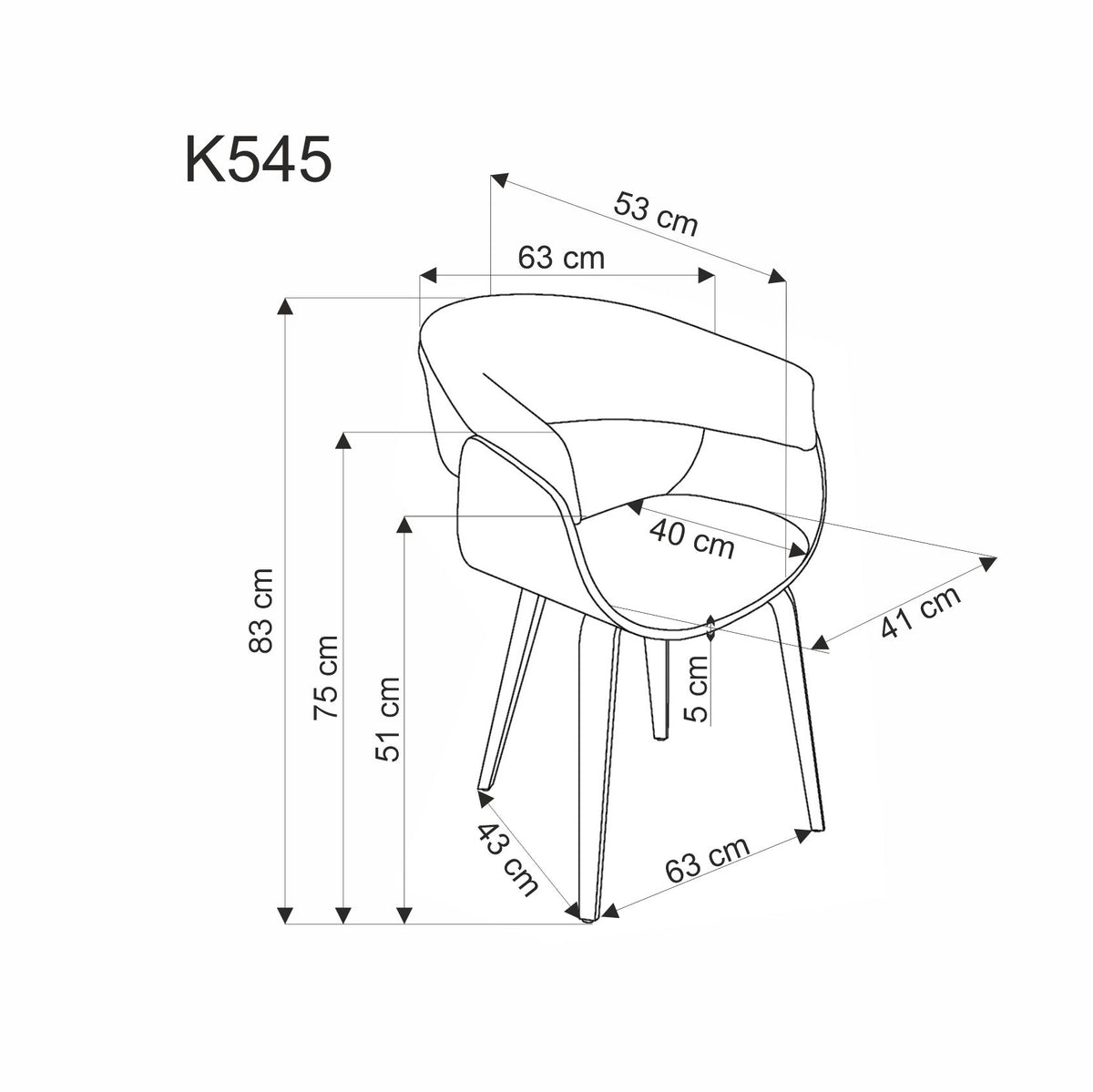K545 szék