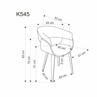 K545 szék