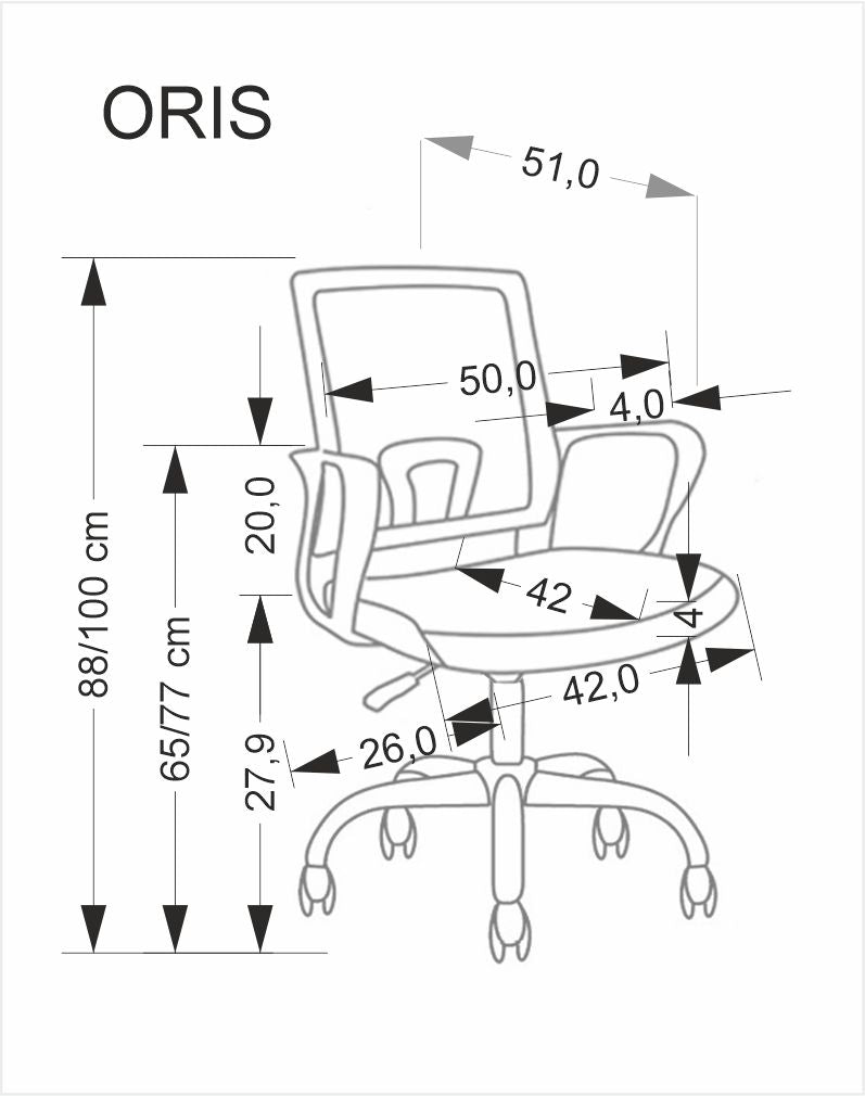 Oris ifjúsági forgószék