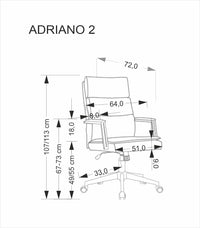 Adriano 2 forgószék