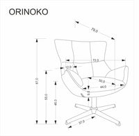 Orinoko forgófotel