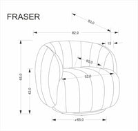 Fraser forgófotel