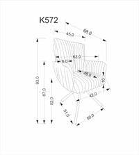 K572 forgatható szék