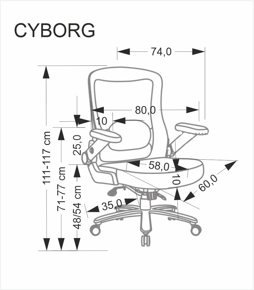 Cyborg forgószék