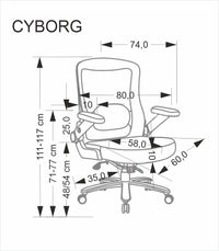 Cyborg forgószék