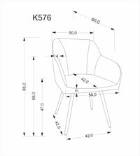 K576 forgatható szék
