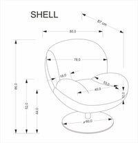 Shell forgófotel